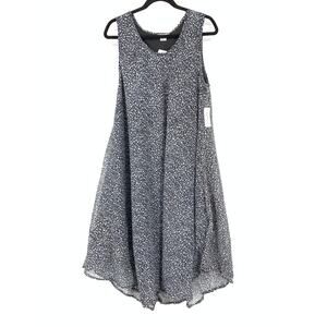 Royal Paisley A-Line Swing Dress Womens One Size Regular Sleeveless Micro Floral